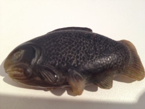 VERY RARE JAPANESE BUFFALO HORN NETSUKE MANNER OF 