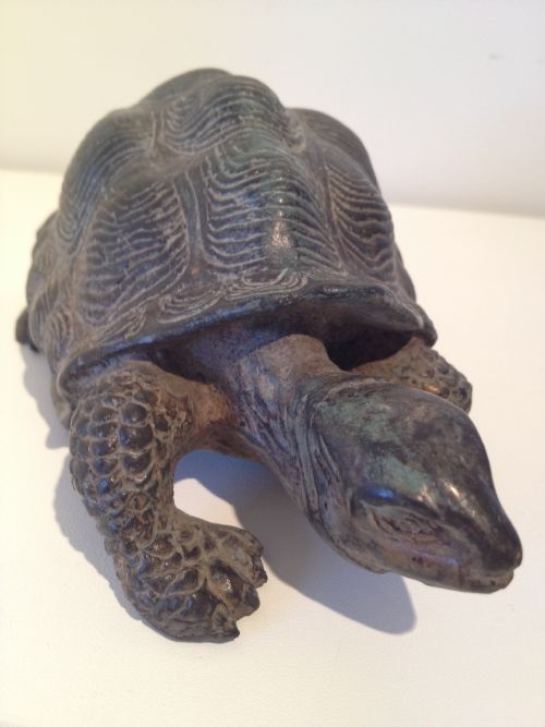 fig 1. LOVELY JAPANESE BRONZE TORTOISE MEIJI PERIOD 1868-1912