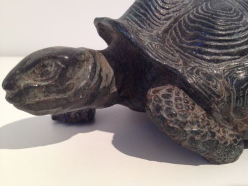 LOVELY JAPANESE BRONZE TORTOISE MEIJI PERIOD 1868-1912 View VI