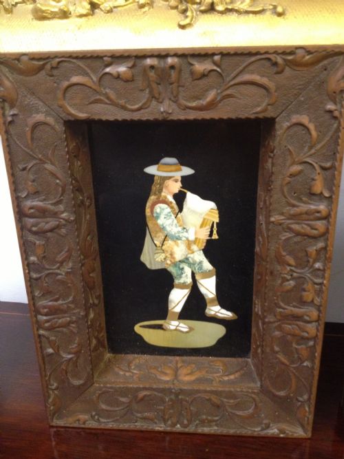 fig 2. FANTASTIC PAIR OF 19TH C PIETRA DURA FRAMED PANELS