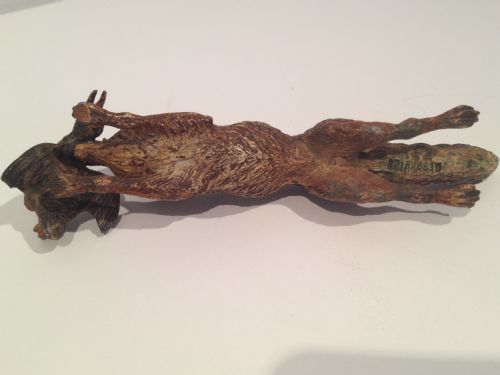 19TH C AUSTRIAN COLD PAINTED BRONZE FOX WITH PREY View V