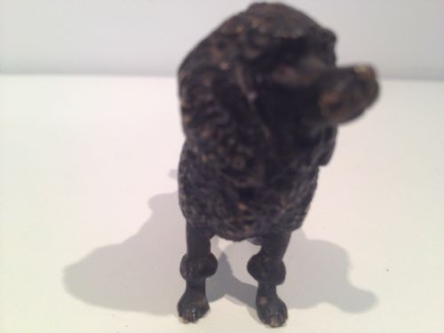 AUSTRIAN COLD PAINTED BRONZE DOGS DOBERMAN,AIREDALE TERRIER AND BLACK POODLE View XI