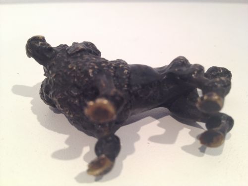 AUSTRIAN COLD PAINTED BRONZE DOGS DOBERMAN,AIREDALE TERRIER AND BLACK POODLE View XIV