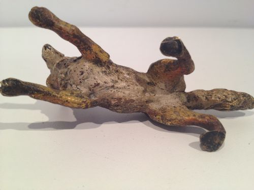 AUSTRIAN COLD PAINTED BRONZE FOXES AND FOX PAPER CLIP View VI