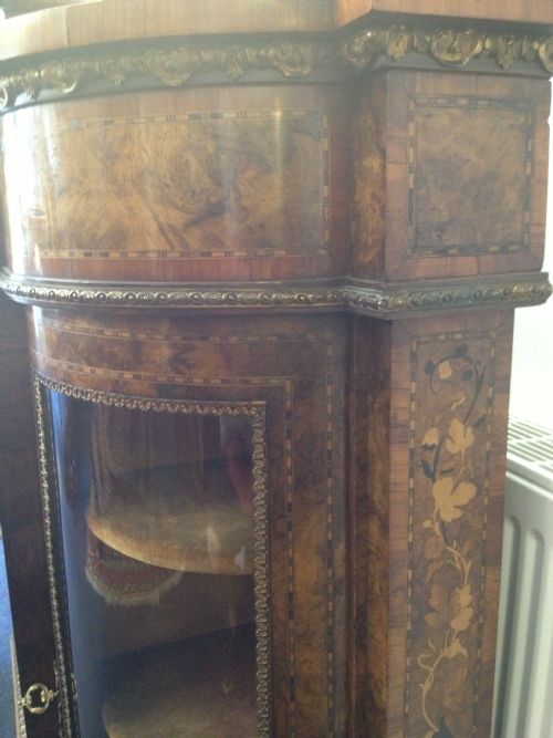 SUPERB QUALITY WALNUT & KINGWOOD CREDENZA POSSIBLE IRISH INTEREST ? View VI
