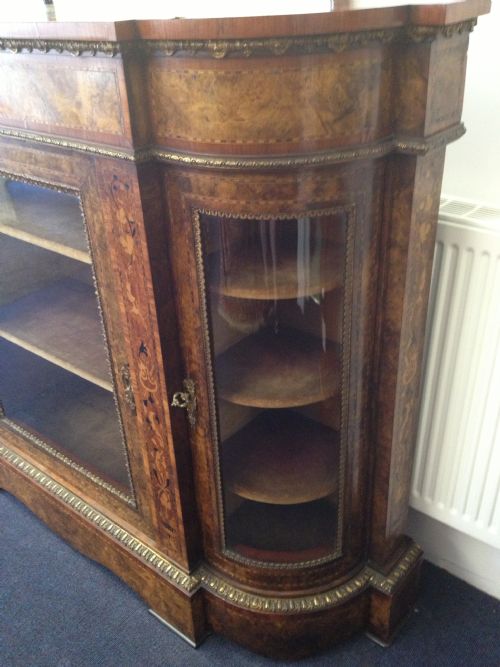 SUPERB QUALITY WALNUT & KINGWOOD CREDENZA POSSIBLE IRISH INTEREST ? View IV