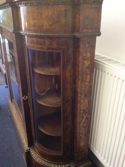 SUPERB QUALITY WALNUT & KINGWOOD CREDENZA POSSIBLE IRISH INTEREST ? View V