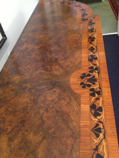 SUPERB QUALITY WALNUT & KINGWOOD CREDENZA POSSIBLE IRISH INTEREST ? View XIV