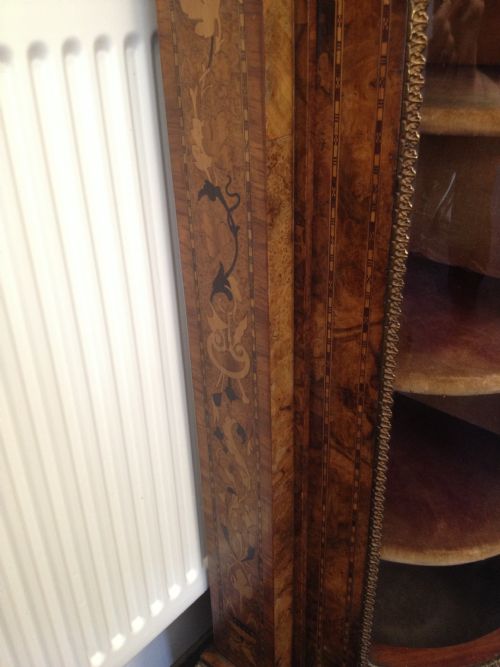 SUPERB QUALITY WALNUT & KINGWOOD CREDENZA POSSIBLE IRISH INTEREST ? View IX