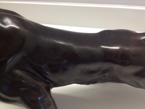 MASSIVE JAPANESE MEIJI PERIOD BRONZE TIGER SIGNED View IV
