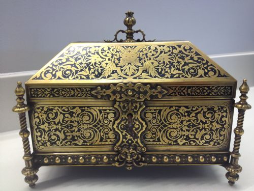 Superb Quality 19th Century Brass Boulle Casket