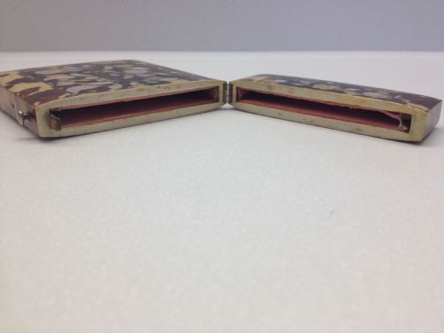 SUPERB CONDITION TORTOISESHELL SILVER AND M.O.P CARD CASE View VII