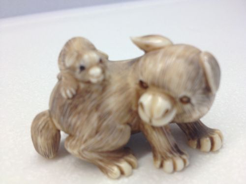 19TH CENTURY JAPANESE BOXWOOD NETSUKE  View IX