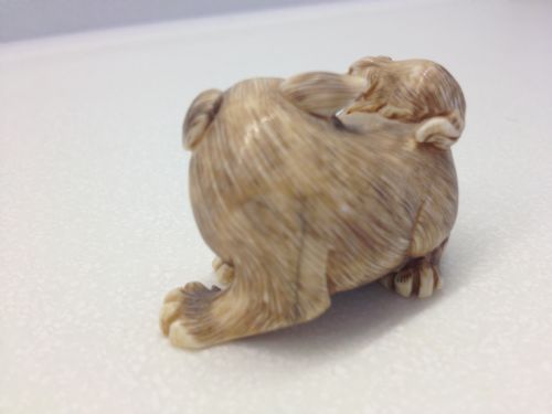 19TH CENTURY JAPANESE BOXWOOD NETSUKE  View X
