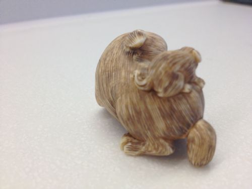 19TH CENTURY JAPANESE BOXWOOD NETSUKE  View XI