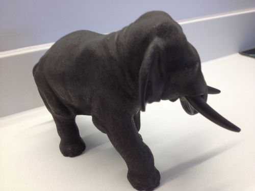 fig 1. SUPERB 19TH CENTURY JAPANESE BRONZE ELEPHANT SIGNED