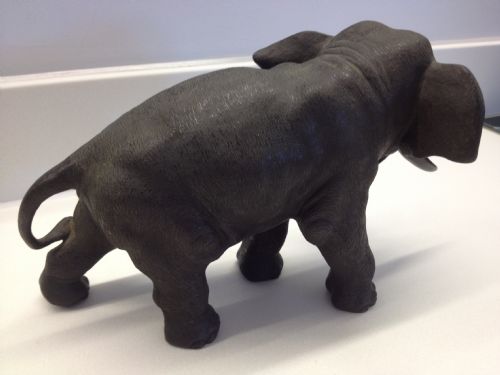 fig 2. SUPERB 19TH CENTURY JAPANESE BRONZE ELEPHANT SIGNED