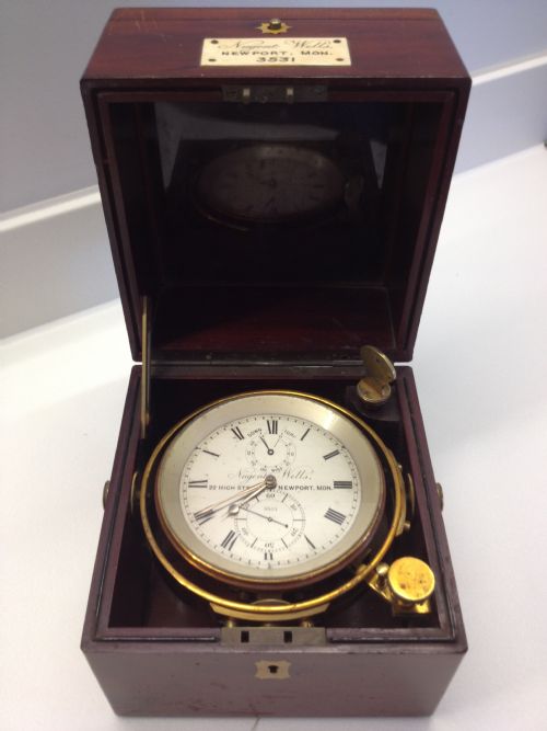 Victorian Marine Chronometer "Nugent Wells" Newport Mon