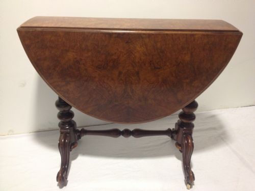fig 1. NOW HALF PRICE !! SUPER QUALITY VICTORIAN WALNUT SUTHERLAND TABLE