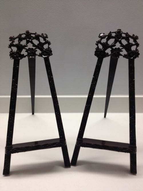 Great Pair of Chinese Hardwood Easels