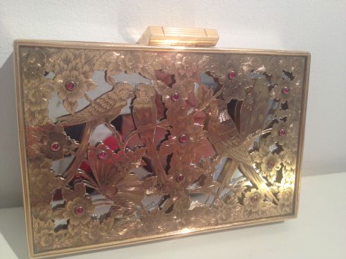 fig 1. STUNNING BOUCHERON OF PARIS GOLD AND SILVER LADIES COMPACT