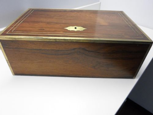 fig 3. LARGE GEORGIAN CAMPAIGN WRITING BOX WITH POP UP MECHANISM 
