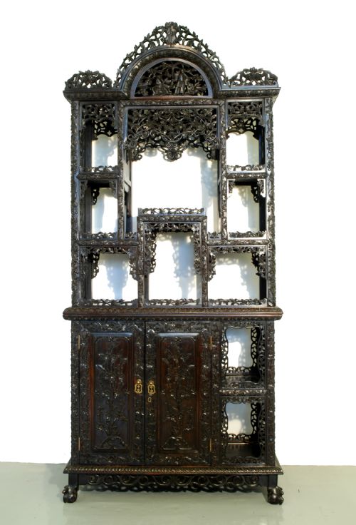 Wonderful Chinese Qing Period Hardwood Cabinet