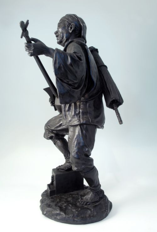 fig 1. LARGE JAPANESE TOKYO SCHOOL BRONZE OKIMONO