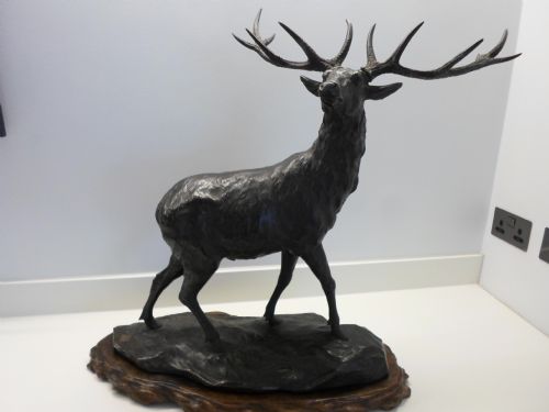 Outstanding Quality Large Japanese Bronze Stag Genryusai Seiya