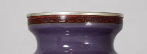 LOVELY QUALITY PAIR OF JAPANESE CLOISONNE VASES MEIJI - ADDITIONAL PHOTO 6