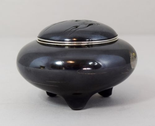 SUPERB QUALITY JAPANESE SHAKUDO MIXED METAL KORO - ADDITIONAL PHOTO 2