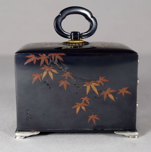 A FINE AND RARE MINIATURE SHAKUDO KODANSU BY NOGAWA - ADDITIONAL PHOTO 3