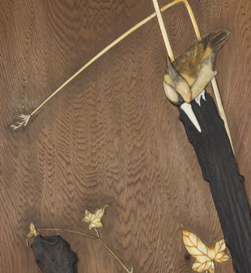 A FINE QUALITY JAPANESE SHIBAYAMA STYLE ONLAID PANEL - ADDITIONAL PHOTO 3