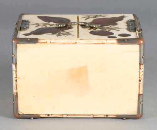 A CHARMING JAPANESE IVORY SHIBAYAMA LACQUERED FISH KODANSU - ADDITIONAL PHOTO 7