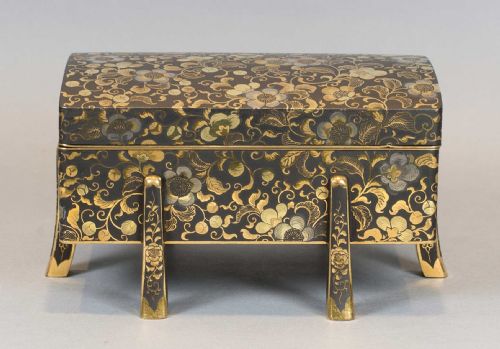 JAPANESE KOMAI STYLE KARABITSU LIDDED BOX - ADDITIONAL PHOTO 2