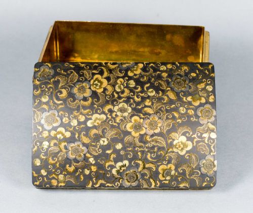 JAPANESE KOMAI STYLE KARABITSU LIDDED BOX - ADDITIONAL PHOTO 6