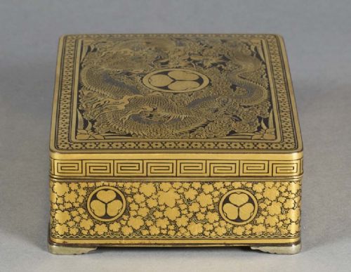 A FINE QUALITY JAPANESE IRON BOX BY THE KOMAI COMPANY OF KYOTO - ADDITIONAL PHOTO 5