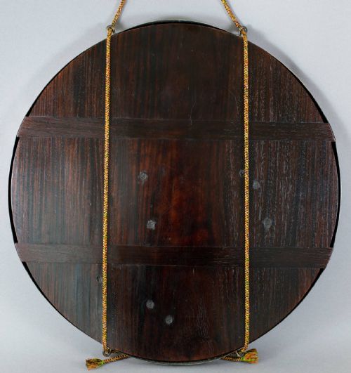 DELIGHTFUL TOKYO ARTIST JAPANESE WOOD IVORY PLAQUE BASKET OF FRUIT - ADDITIONAL PHOTO 4