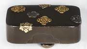 RARE JAPANESE MIXED METAL NETSUKE SCHOLARS TRAVELLING CALLIGRAPHY BOX - ADDITIONAL PHOTO 2