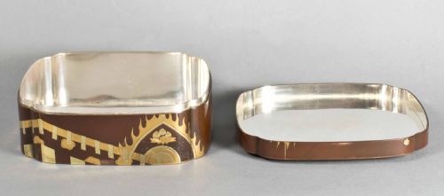 NICE QUALITY JAPANESE MIXED METAL BOX BY THE MIYAO EISUKE COMPANY - ADDITIONAL PHOTO 10