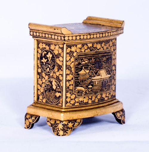 JAPANESE MINIATURE IRON SHODANA CABINET KOMAI OF KYOTO - ADDITIONAL PHOTO 6