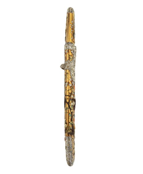 JAPANESE GOLD LACQUER SHIBAYAMA TANTO DAGGER - ADDITIONAL PHOTO 12