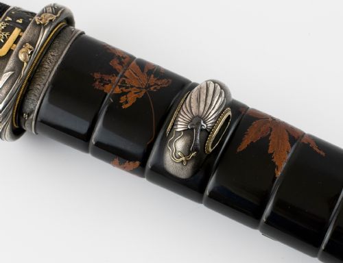JAPANESE MIXED METAL MOUNTED TANTO DAGGER - ADDITIONAL PHOTO 8