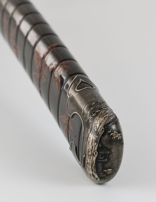 JAPANESE MIXED METAL MOUNTED TANTO DAGGER - ADDITIONAL PHOTO 15