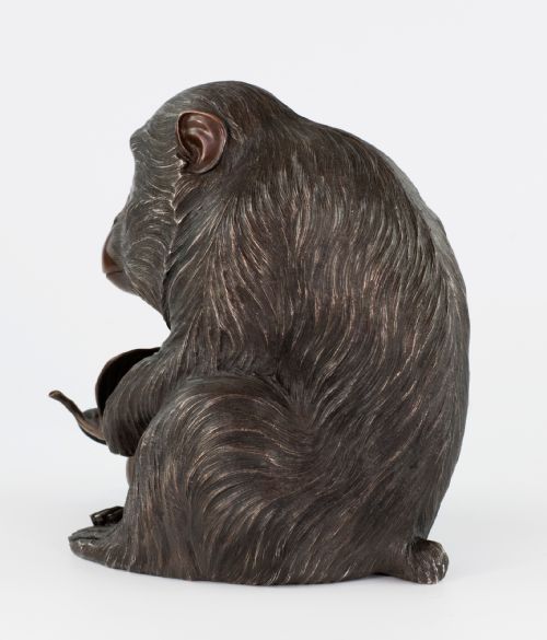 MAJESTIC JAPANESE MIXED METAL MONKEY OKIMONO BY MASAAKI - ADDITIONAL PHOTO 5