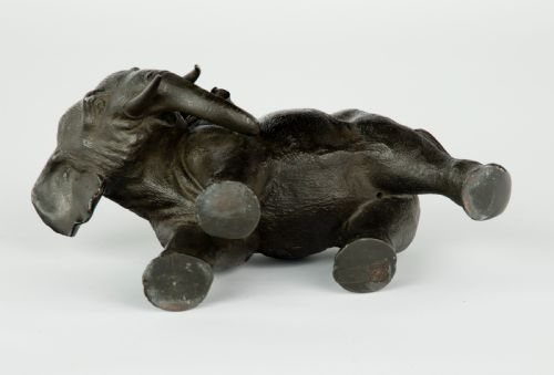 JAPANESE BRONZE ELEPHANT OKIMONO BY MARUKI COMPANY - ADDITIONAL PHOTO 6