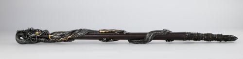 HUGE FINELY MOUNTED JAPANESE MIXED METAL OTANTO WAKIZASHI - ADDITIONAL PHOTO 6