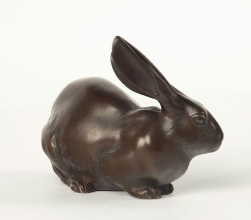 JAPANESE BRONZE OKIMONO HARES IMPERIAL PROVENANCE - ADDITIONAL PHOTO 6