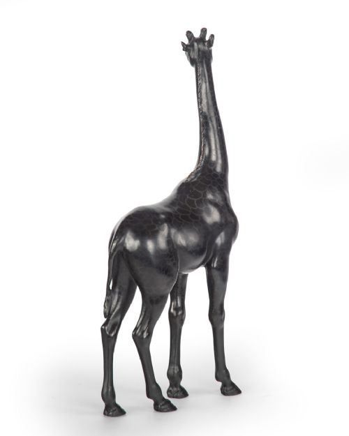 RARE JAPANESE BRONZE GIRAFFE OKIMONO BY SEIYA - ADDITIONAL PHOTO 3