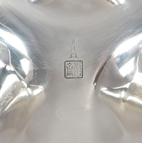LARGE JAPANESE IMPERIAL SILVER KORO TSUKADA SHUKYO 18481918 - ADDITIONAL PHOTO 9